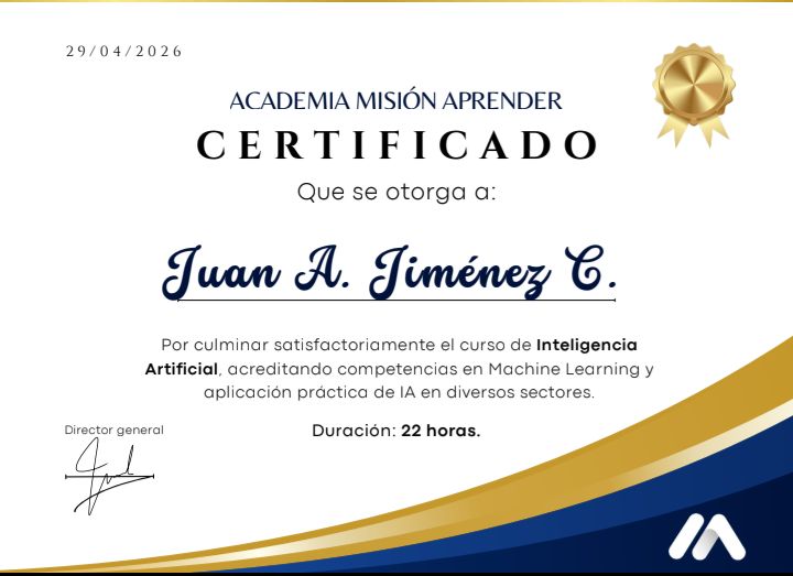 Certificado de Inteligencia Artificial